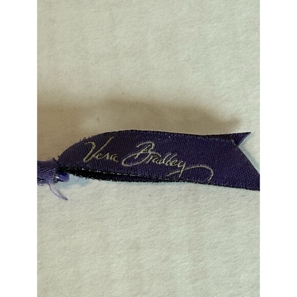 Vera Bradley HEATHER Quilted Wallet Wristlet Turn Lock Purple Green Purse 8”x5” - Picture 8 of 13